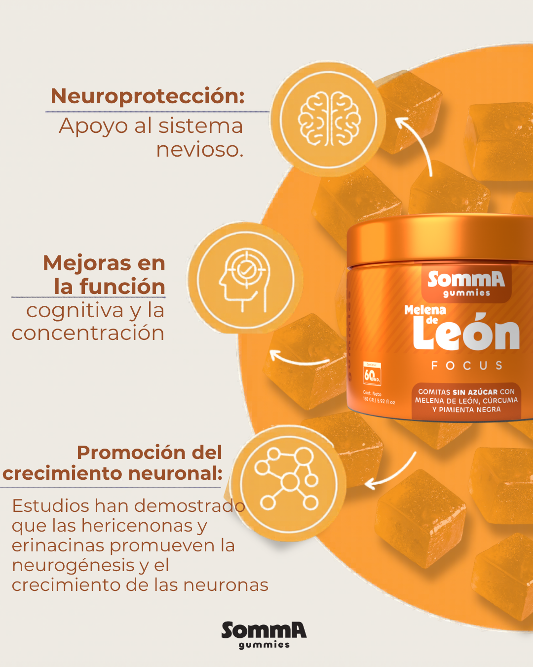 Gomitas de Melena de león