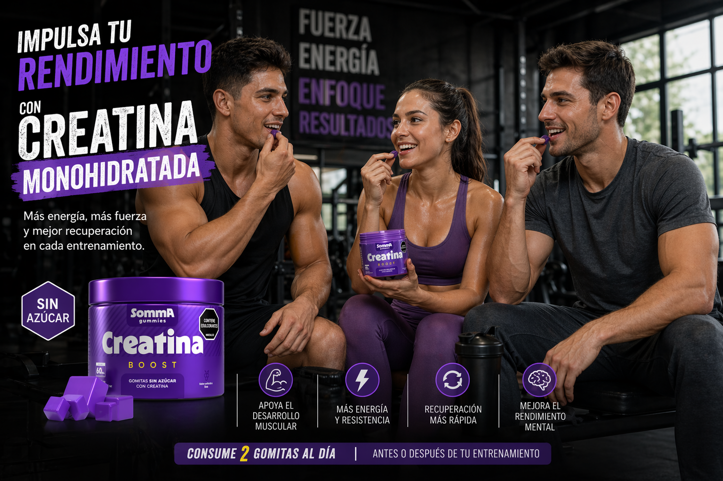 Gomitas de Creatina Monohidratada