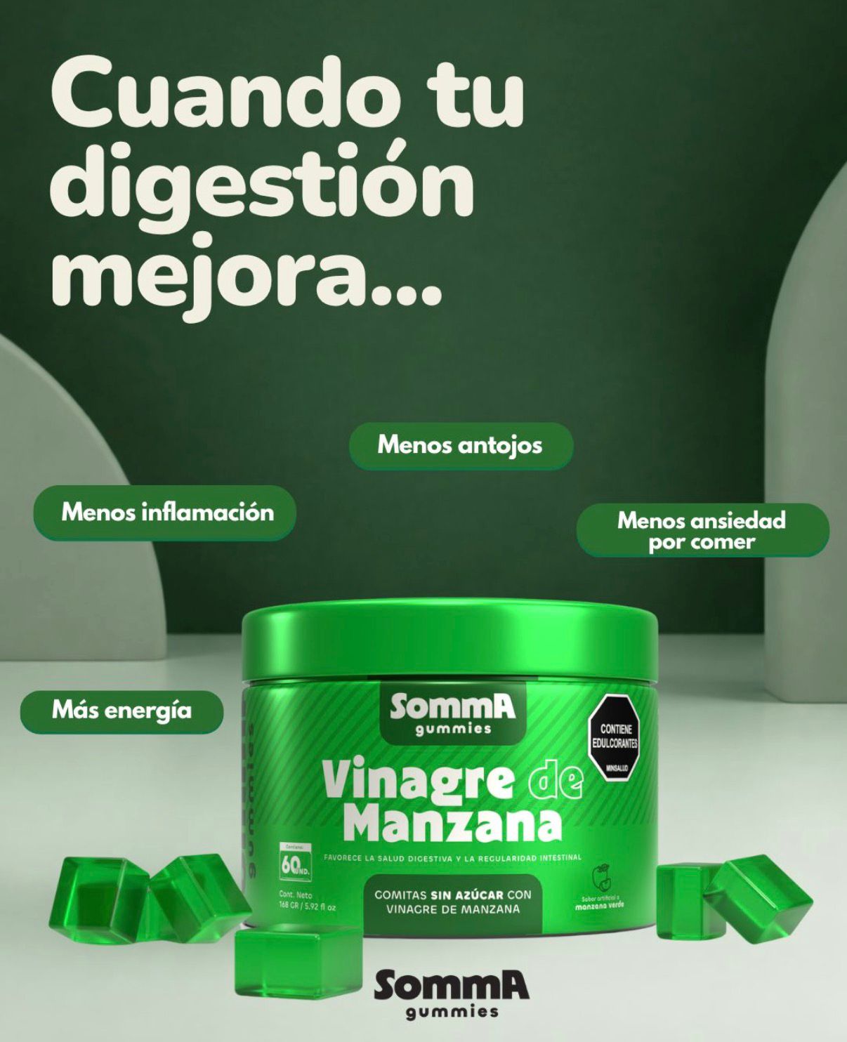 Gomitas de Vinagre de Manzana