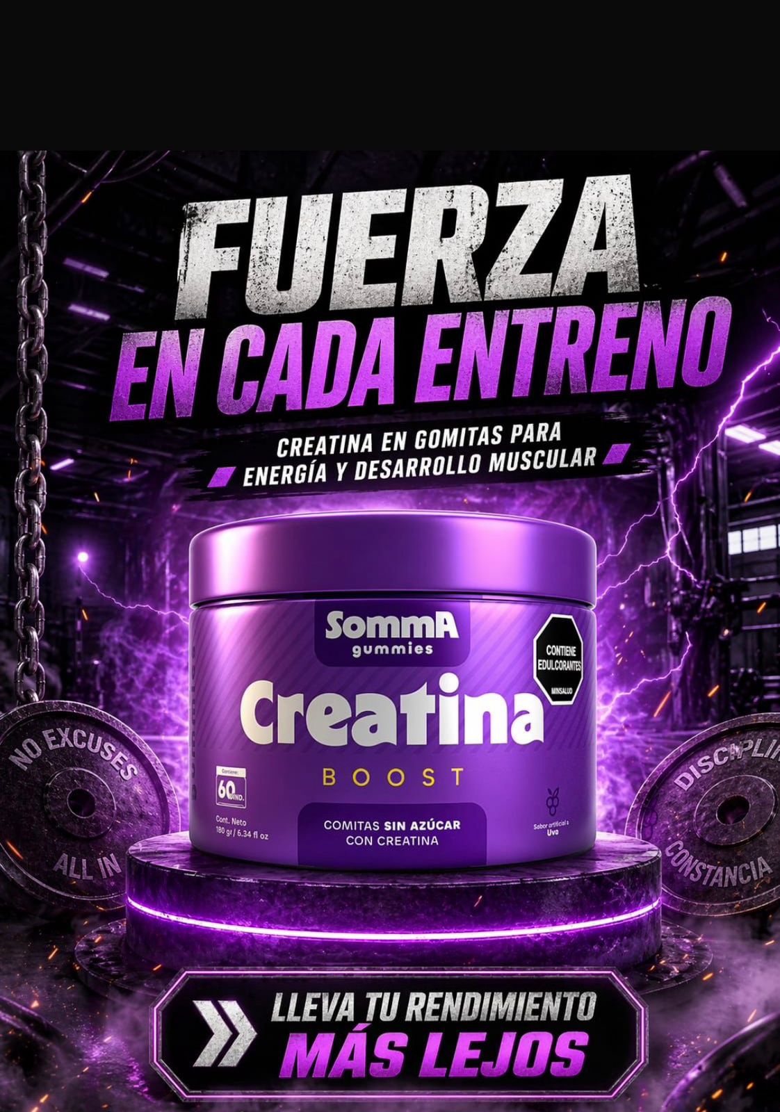 Gomitas de Creatina Monohidratada